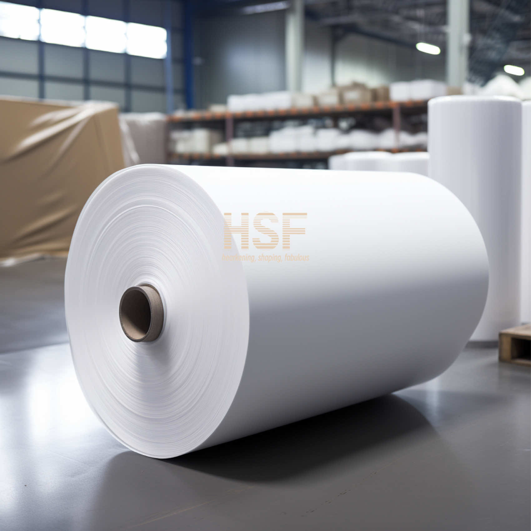 60 μM Opaque White PE Release Film Silicone UV Cured For Protective And Packaging, Tapes, Labeling And Graphics