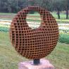Buy cheap Orb Shape Corten Steel Garden Sculpture Artwork Three Dimensional from wholesalers