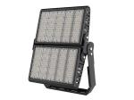 500W High Power Black Aluminum Outdoor Stadium Lighting , LED Sports Ground