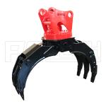 Hydraulic grapple, Log grapple for wood and stone transportation