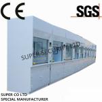 Poly Ducted work table Lab Chemical Fume Hood / Cupboard with toughened glass