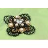 Buy cheap Four Leaf Clover Patch Lace Ground With Rhinstone For Garments Shoes Decoration from wholesalers