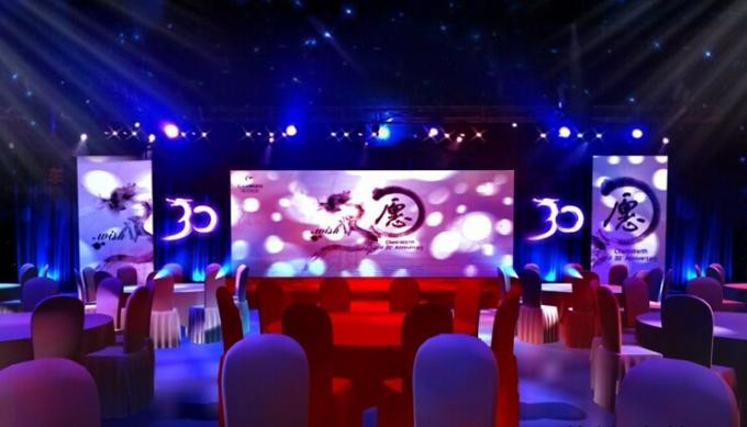 Indoor HD P3.9 LED Screen Stage Backdrop Noiseless 3840Hz Refresh Rate，500x500mm cabinet，1920hz rate，Nova control system