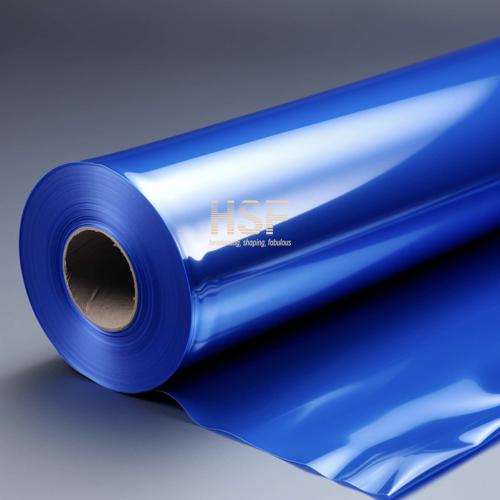 80 μm opaque blue MOPP release film, for food packaging, lamination, tapes labels, industrial applications,