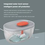 Pet Feeder Water Cat Water Dispenser Drinking Fountain 2 L White Avocado Green