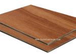 1500*3050mm Wood Texture Aluminum Composite Panel , Antibacterial 4mm Composite
