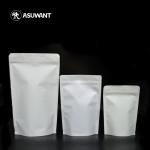 Smell Proof Kraft Paper Zipper Bags Aluminum Foil Biodegradable Stand Up Pouch