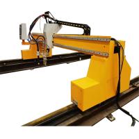 Buy cheap LGK-63 CNC Oxy Plasma Cutting Machine 3000mmx8000mm Yellow product