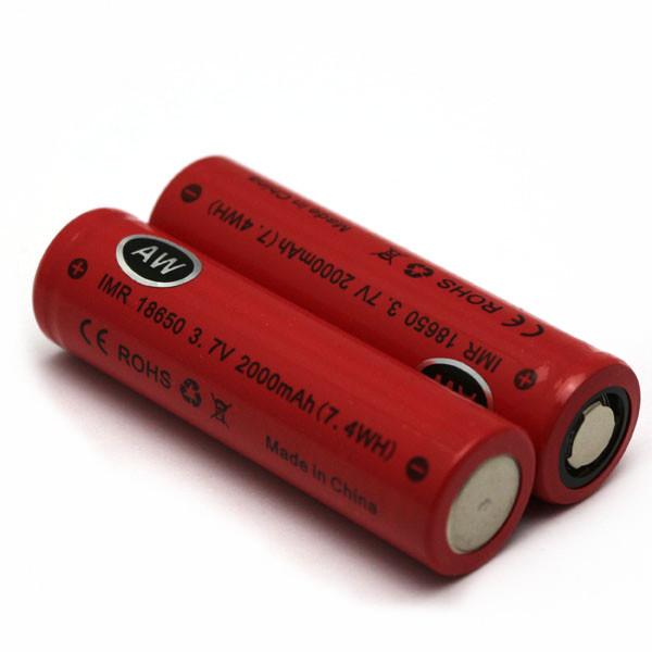 Buy cheap High rate high discharge AW battery IMR18650 battery for widly use Electronic cigarettes from wholesalers