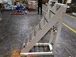 Steel Bar Decoiler Straightener Feeder / Metal Material Roll Stamping Automation