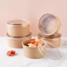 Buy cheap Degradable Environmental Food Grade Custom Printed Disposable Kraft Paper Bowl Salad Paper Bowl from wholesalers