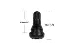 65psi Tubeless Tire Valve Stem For Passanger Car TR412 Brass Stem And EPDM