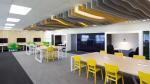Eco Decoration Wave Shaped 3D Acoustic Ceiling Board Polyester Fiber
