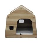 Luxurious Wood Pet Furniture Foldable Wooden Cat Shelter 39x43.5x38cm