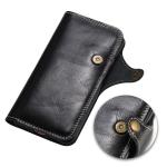 High Quality Cell phone accessories Genuine Leather wallet card leather case for