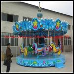 Funfair amusement games children's play machine sea style carousel horse ride