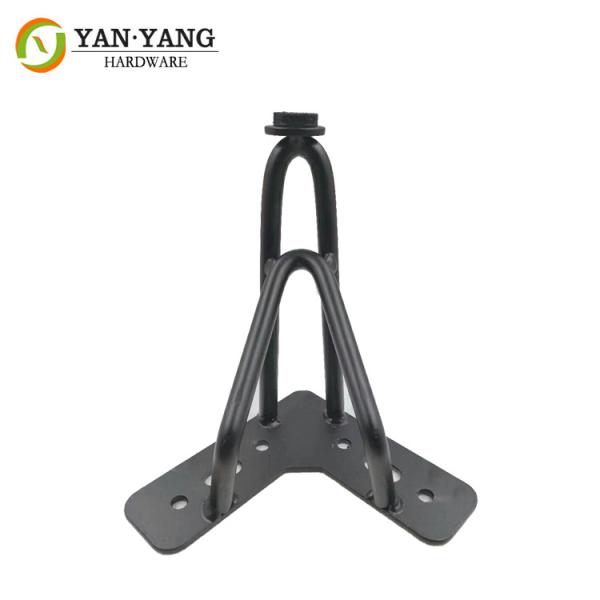 Buy cheap Black Color Metal Furniture Legs And Feet With Strong Load Capacity from wholesalers