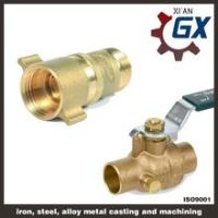 Buy cheap Cast NPT Full Port Private Label on Handle Male Thread Brass Ball Valve product