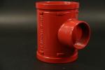 High Temperature Grooved Tee Fittings 200 Degree End Pressure Rating 362 PSI