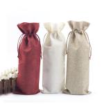 Luxury Cotton Water Glass Cooler Wine Bottle Sleeve