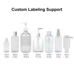 50ml Custom Label Small Sanitizer Bottle Refill Empty Bottle With Flip Cap