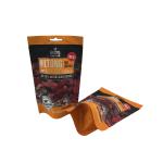 Printed Logo Plastic Aluminum Foil Easy to tear Stand up Dried Beef Jerky Bag