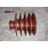 Buy cheap Distribution Lines 33kv Pin Insulator With Zinc Thread Brown BS Standard from wholesalers