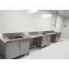 Buy cheap Customize Made 304 Stainless Steel Lab Furniture Popular Stainless Steel Sink Bench Cleaning Work Bench from wholesalers