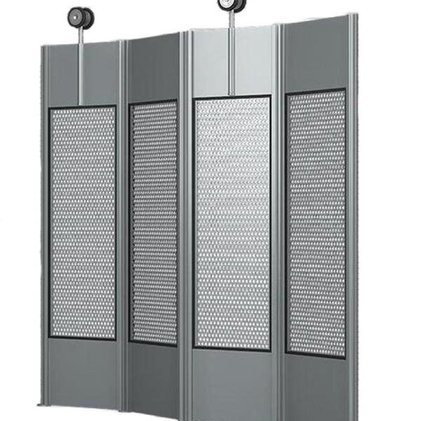 Buy cheap Powder Coating Perforated Side Folding Shutter Doors Any RAl Color For Commercial from wholesalers