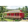 Buy cheap Moistureproof Home Beach Bungalows , Fireproof Wooden House Bungalow from wholesalers