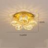 Buy cheap Romantic Modern Minimalist Ceiling Lamp American Model Room Personality Luxury led crystal ceiling light（WH-CA-76) from wholesalers