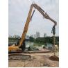 Buy cheap 360 Degree Excavator Vibro Hammer with long boom arm , Excavator Mounted Vibratory Pile Driver For CAT320 from wholesalers
