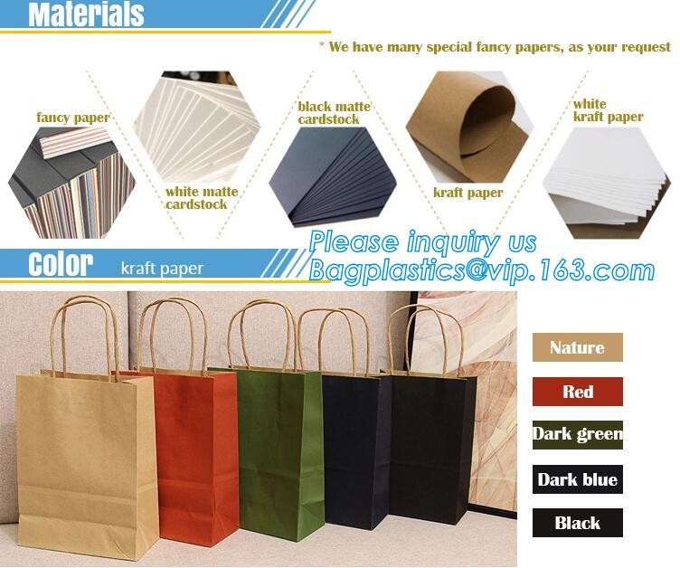 Elegant Embossed For Presents Clothing Wedding Birthday Bridal Baby Shower Paper Gift Bags Modern Fancy Cute Paper Premi