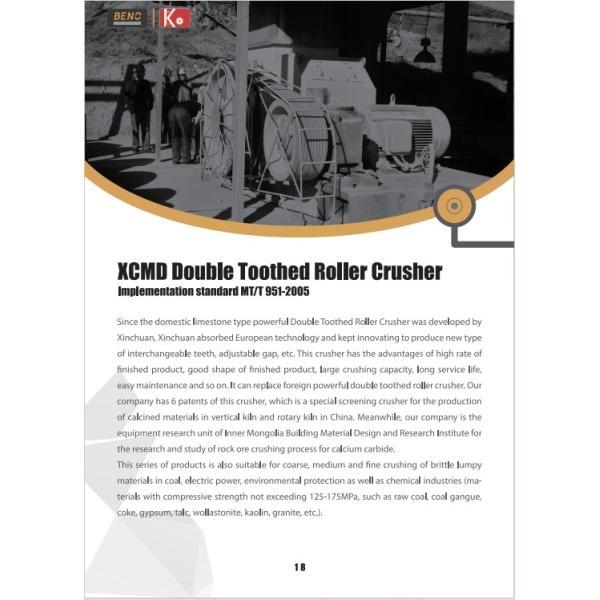 650-800TPH Double Roll Crusher High Capacity Double Tooth Roller Crusher Dual Motor