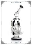 11" Inches Glass Recycler Showerhead Perc Glass Bongs Smoking