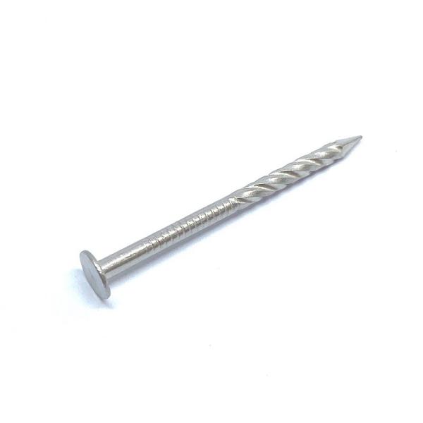 Buy cheap 3.4 X 75MM Twist Shank Flat Head Nails For Framing Of Stainless Steel A4 from wholesalers