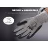 Buy cheap Cut Resistant PU Coated Gloves HPPE Liner XS - XL Size For Industrial from wholesalers