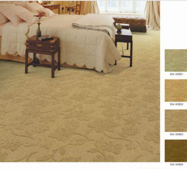 Buy cheap Wool carpets, High cut low pile blend jacquard carpets from bedroom from wholesalers