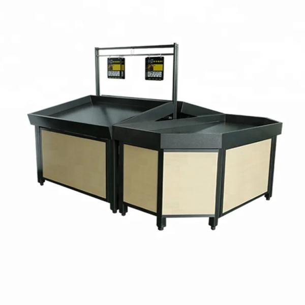 Buy cheap Metal Supermarket Vegetable Shelf Heavy Duty 4 Layers Display Rack from wholesalers