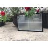 Buy cheap 22 x 64" Size Triple Panels Glass Tempered Glass Sheets Panels Modern Style from wholesalers