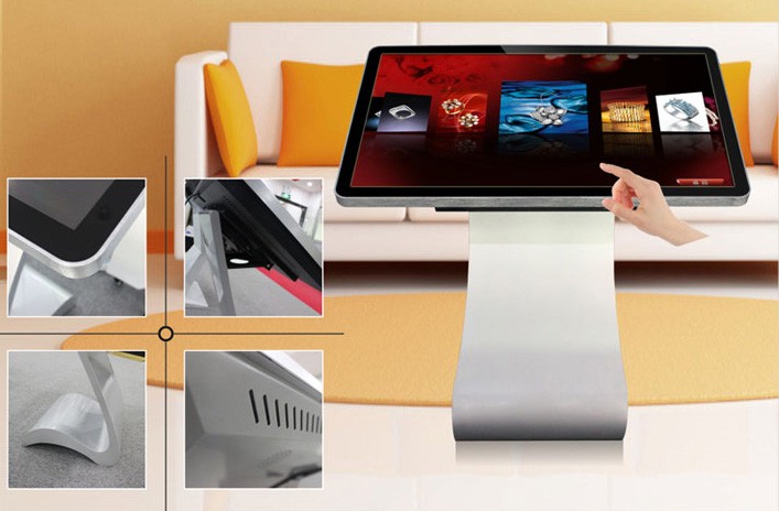 4K UHD 49" 50" inch capacitive touch screen panel display embedded Android or Win10/11 PC support DP VGA DVI input