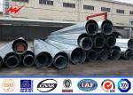 75FT Philippines NGCP Standard Galvanized Steel Pole With 4-5mm Thickenss