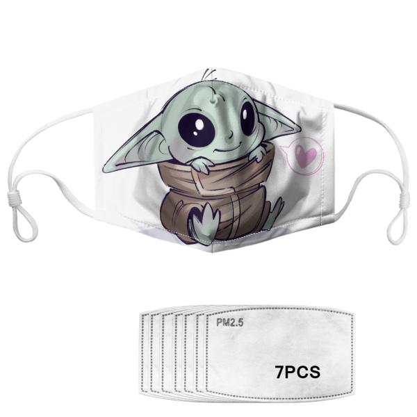 Buy cheap Cartoon Yoda Adjustable Children Washable Face Mask from wholesalers