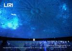 25m Diamter Geodesic Dome Tents Steel Frame With Projection Screen For Event