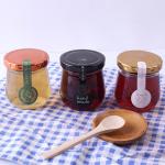 Penguin Shaped Sealed Pickles Glass Honey Jars 200ml Glass Jam Jars