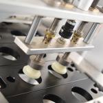 High Efficiency Coffee Capsule Packing Machine Six Lanes 80-100 Cups / Min