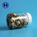 Nontoxic 390ml 13oz Plastic Peanut Butter Jar Transparent Color
