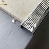 Buy cheap 12mm Brush Stair Nosing Tile Trim Stainless Steel 304 Material product