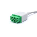 OEM Practical ECG Trunk Cable , Multifunctional ECG Cable 3 Lead
