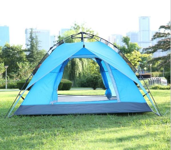 Buy cheap Automatic Hydraulic Tent for 3-4 Person Outdoor Rainproof Camping Tent Fast Pitch Camping Dome Tent(HT6062) from wholesalers